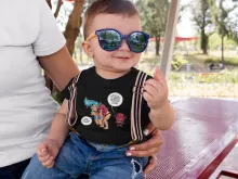 T-shirt bébé Chopper « Panne sèche ! » – Parodie One Piece