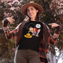 Luffy Women T-shirt “Luffy and Gollum - My Precious” – One Piece parody