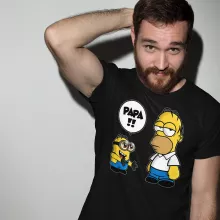 T-shirt Homer Simpson « Un fiston trop mignon (Super Deformed) » – Parodie Les Minions