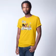 T-shirt Luffy « La recette d'un bon shonen Manga (Super Deformed) » – Parodie Naruto