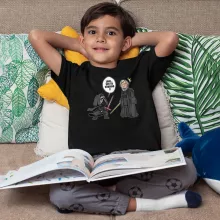 Camiseta Niño de manga corta Luke Skywalker “Luke Skywalker y Kylo Ren” – Parodia de Star Wars