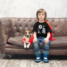 R2-D2 Kinder T-Shirt “Ich Bin Dein Vater” – Parodie auf Star Wars