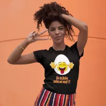 T-shirt Femme Humoristique « Va te faire cuire un oeuf !! » – Parodie Funny