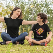 T-shirt Enfant Humoristique « J'm'en bats les steaks !! » – Parodie Funny