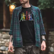 T-shirt “Deadpool e Power Rangers” – Deadpool de parodia