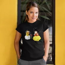 T-shirt Femme Sangoku « Feu Rouge ;) » – Parodie Super Mario