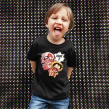 T-shirt criança rapaz – One Piece de parodia
