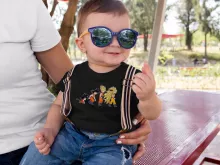T-shirts para bebés Son Goku “A Teoria da Evolução Saiyajin” – Dragon Ball Z de parodia