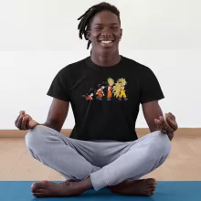 T-shirt Son Goku “A Teoria da Evolução Saiyajin” – Dragon Ball Z de parodia