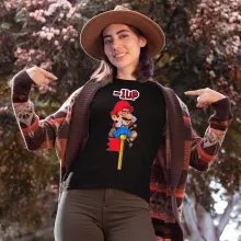 Maglietta da Donna Mario – Parodia dei Super Mario