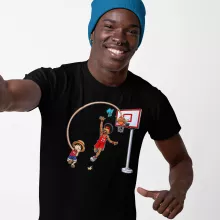 T-shirt Luffy « Le Roi des Pirates... et du Playground !! » – Parodie One Piece