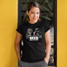 Camiseta Mujer Dark Vader “Dark Vader, Dark Sidious X MIB: Hombres de negro” – Parodia de Star Wars