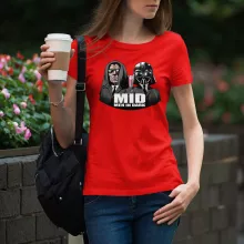 Darth Vader T-shirt för kvinnor “Darth Vader och Darth Sidious X Men in Black” – Parodi Stjärnornas krig