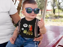 Camiseta bebé – Parodia de Flash