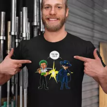 T-shirt Zorro Roronoa « D'un Z qui veut dire... » – Parodie One Piece