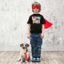 T-shirt Enfant Sangoku Super Saiyan God « Super God Parodie » – Parodie Dragon Ball Super