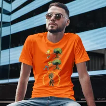 Groot T-Shirt “Groot und Bart Simpson” – Parodie auf Die Simpsons