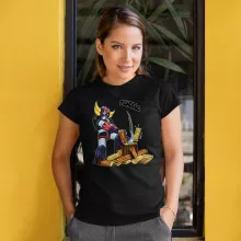 T-shirt Femme « Astéro-Hache de bûcheron ! » – Parodie Goldorak