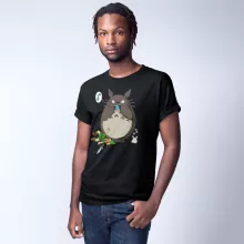 T-shirt Link “Link e Totoro” – Zelda de parodia