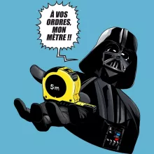 Body bébé Dark Vador « A vos ordres, mon Mètre... !! » – Parodie Star Wars