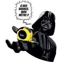 totebag Dark Vador « A vos ordres, mon Mètre... !! » – Parodie Star Wars