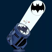 totebag “Bat-Signal” – Parodie auf Batman