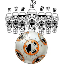 Cappello Bambino e Bambina BB-8 X Stormtroopers – Parodia dei Star Wars