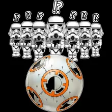 Custodia per smartphone BB-8 X Stormtroopers – Parodia dei Star Wars