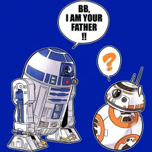 Casquette Enfant R2-D2 « BB, I am your father (VO) » – Parodie Star Wars