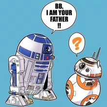 R2-D2 Kid Cap “R2-D2 and BB-8” – Star Wars parody