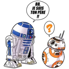 Body bébé R2-D2 « BB, je suis ton père (SD Edition) » – Parodie Star Wars