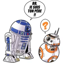 totebag – Guerra das Estrelas de parodia