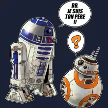 Sweat-Shirt à capuche BB-8 « BB, je suis ton père !! » – Parodie Star Wars