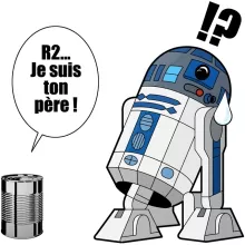 Casquette Enfant R2-D2 « Boîte de conserve ... » – Parodie Star Wars