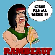 Body bébé « C'est pas ma guerre !! » – Parodie Rambo