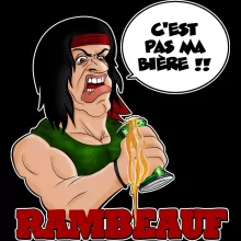 Débardeur Femme « C'est pas ma guerre !! » – Parodie Rambo