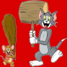 Itchy Kid Cap “Itchy and Scratchy and Tom and Jerry” – The Simpsons parody