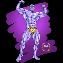 Coque Téléphone Portable Thanos « Concours Mister Universe - Les rois de la gonflette - Candidat 17 » – Parodie MCU