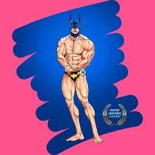 Batman Mädchen Kinder Tank top – Parodie auf MCU