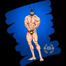 Batman Kinder Pullover – Parodie auf MCU