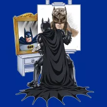 Mug « Dark Autoportrait » – Parodie Batman