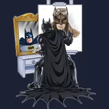 Batman The Dark Knight Hoodie “Batman (Rockbell Self Portrait style)” – Batman;Dark Night parody