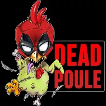 Coque Téléphone Portable « Dead Poule » – Parodie Deadpool