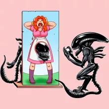 Body bebè (bimba) – Parodia dei Alien