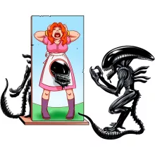Body bebè – Parodia dei Alien
