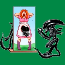 Kinder Kappe – Parodie auf Alien