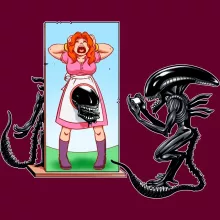 Gorra – Parodia de Alien