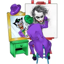 Der Joker totebag – Parodie auf Batman
