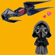 Casquette Caricature SD Kylo Ren « Drone Mania : Le cadeau d'anniversaire de Kylo Ren » – Parodie Star Wars