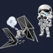 Sweat-Shirt à capuche Caricature SD Stormtrooper « Drone Mania : Le cadeau d'anniversaire d'un Stormtrooper » – Parodie Star Wars